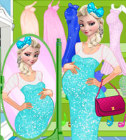 Elsa Pregnant Shopping